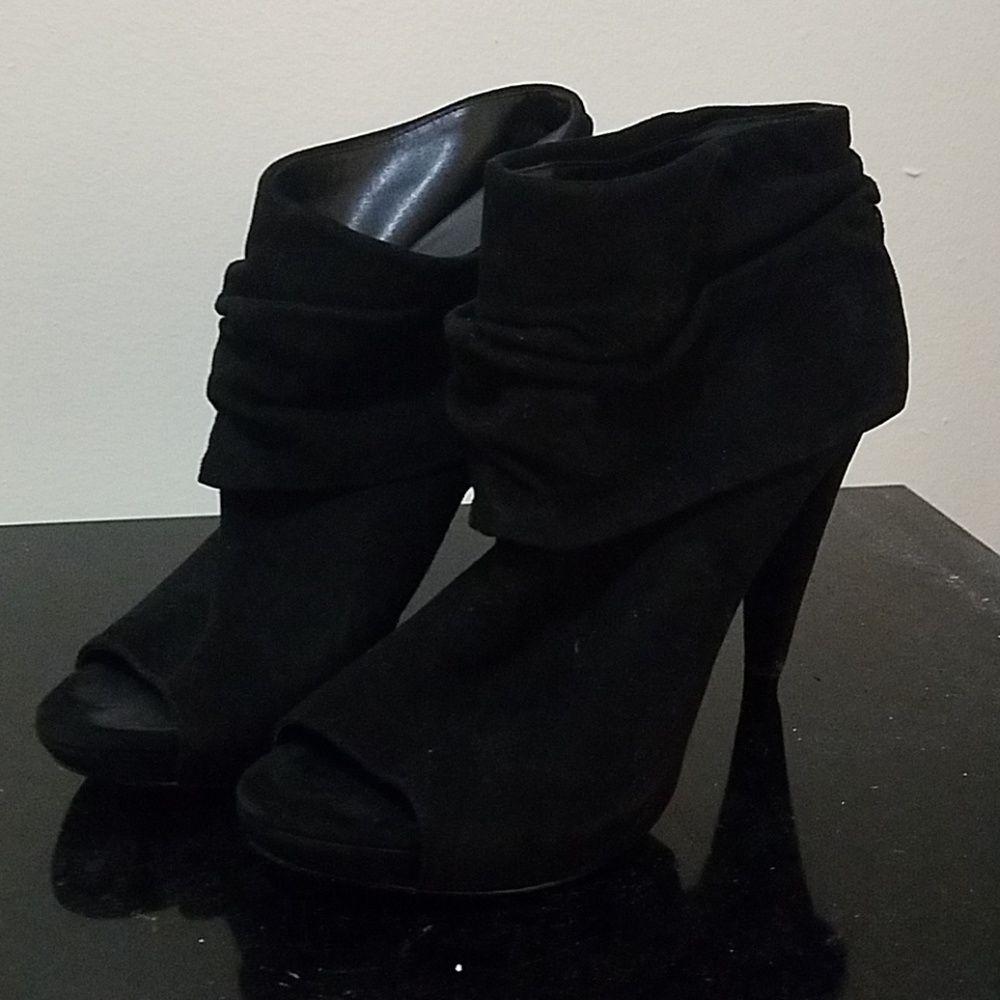Vince Camuto peep-toe booties